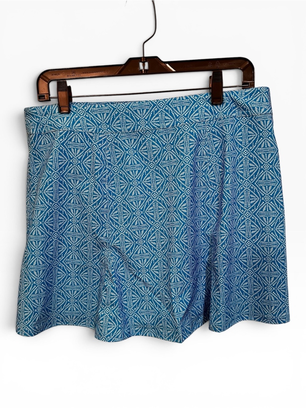 Blue Patterned Rip Skirt - Picture 2 of 3